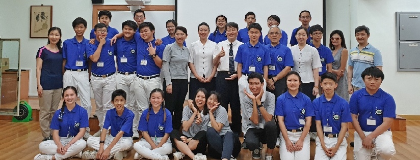 參加慈濟大學華語人文營～華裔青少年來台學習華文和體驗文化。 (20190719)